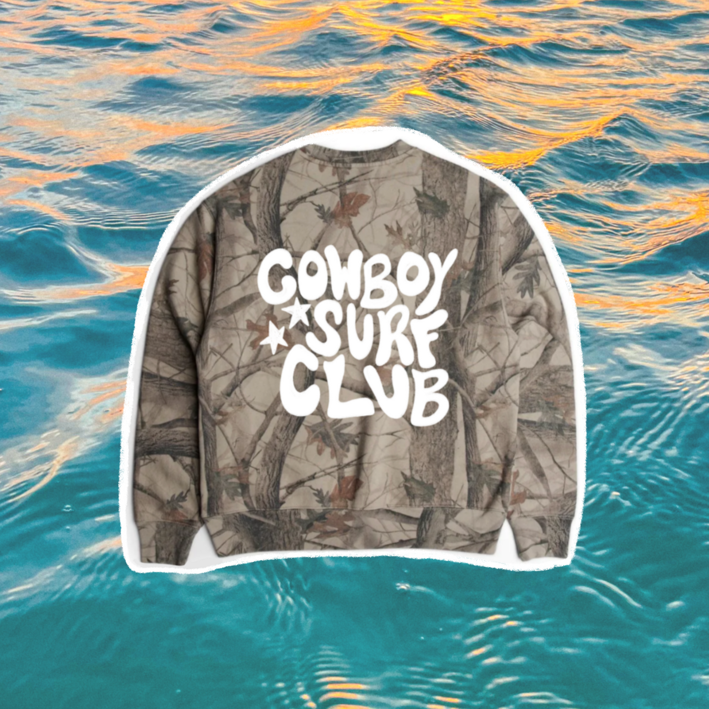 CAMO COWBOY SURF CLUB CREW